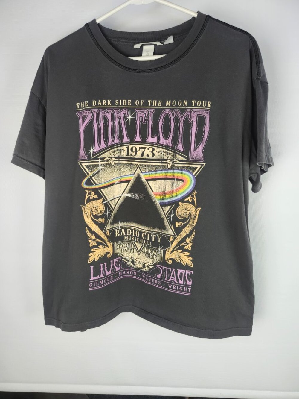 Pink Floyd "The Dark Side of the Moon" Tour Graphic T Size L by H&M